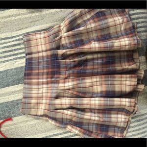 Plaid skirt size small